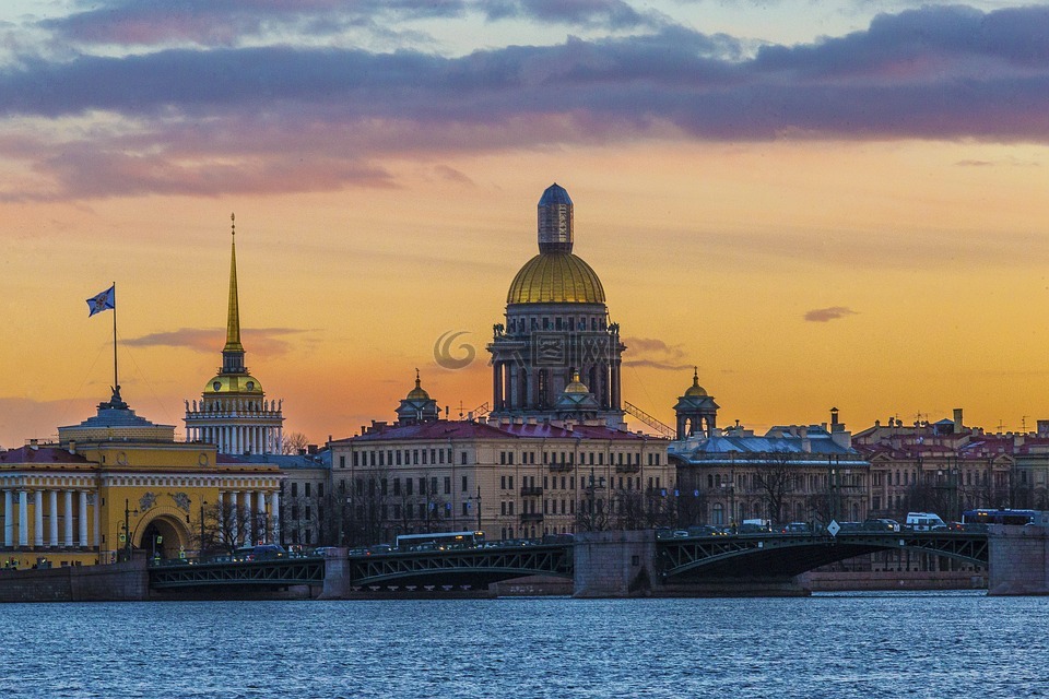圣 - 彼得堡,漫步,城市