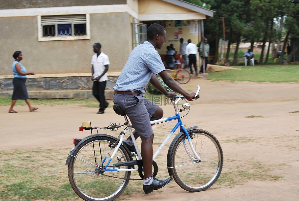 非洲,乌干达,自行车