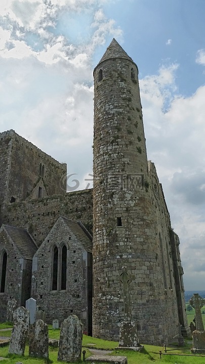 教堂,爱尔兰,石