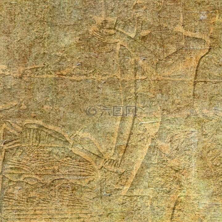 埃及,墙,象形文字