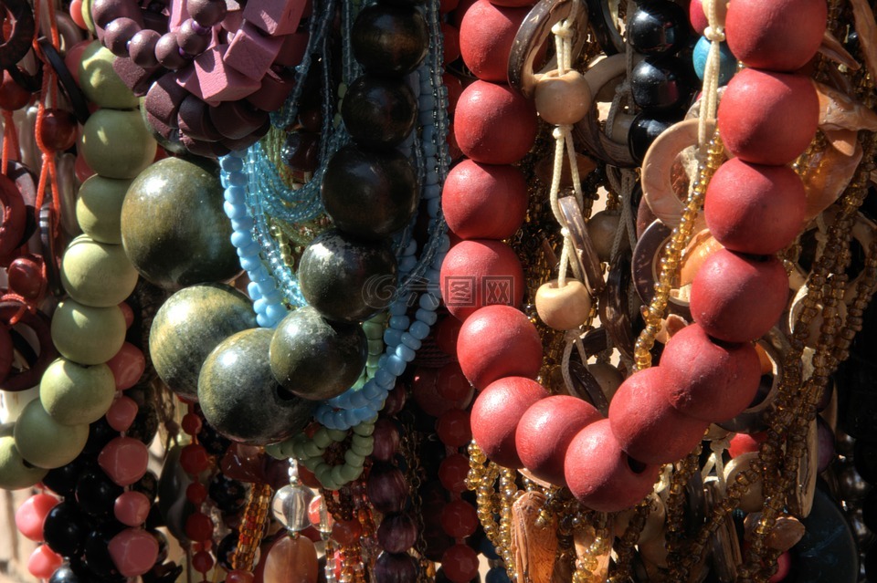 珠,色彩缤纷,纯手工工艺