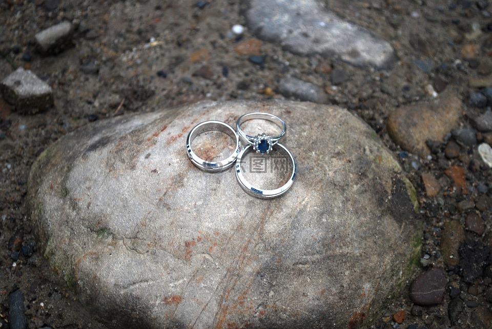 婚礼,结婚戒指,珠宝首饰