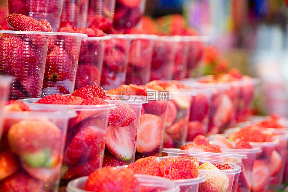 sotaboe 渡轮,红,红色浆果草莓