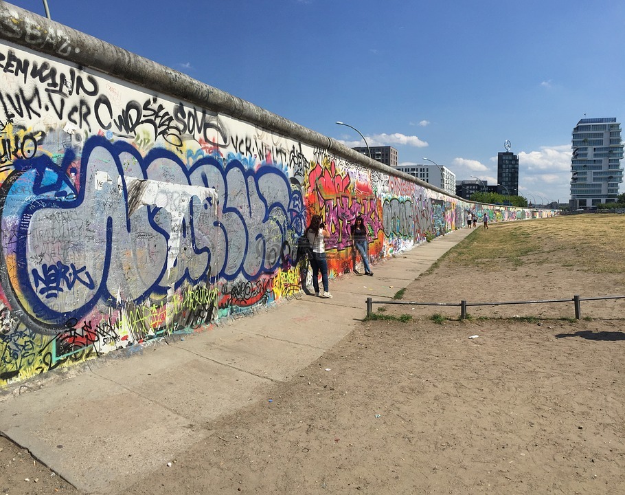 柏林墙,柏林,墙上
