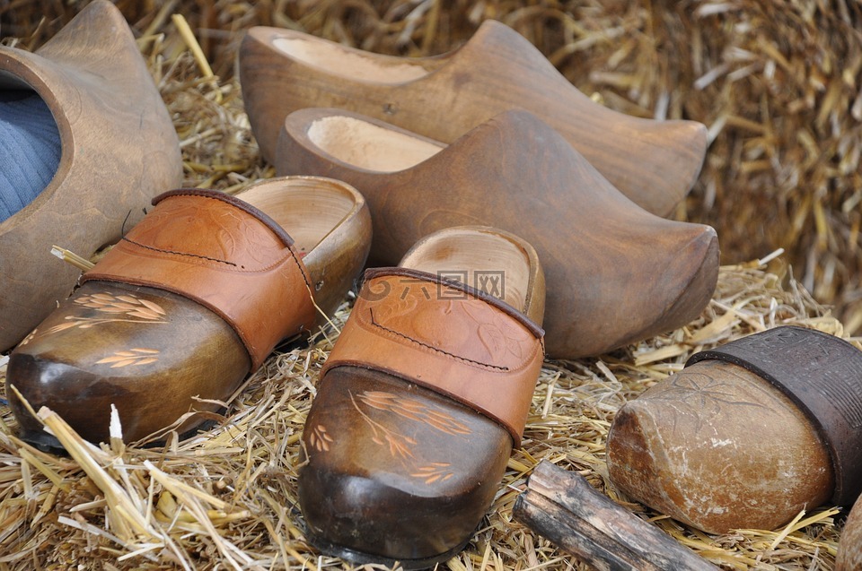 木底鞋,木鞋,农场