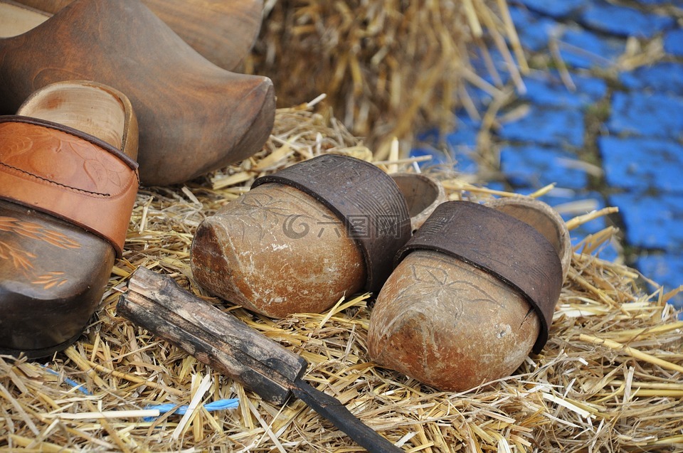 木底鞋,木鞋,农场