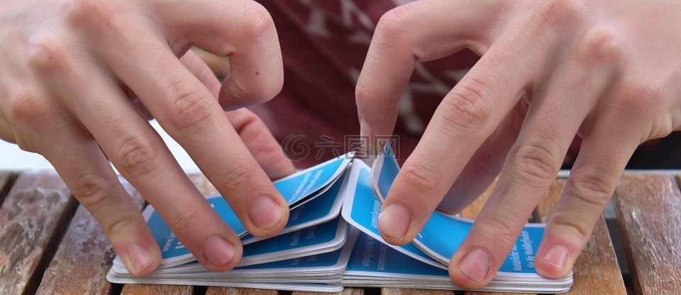 纸牌游戏,组合,卡