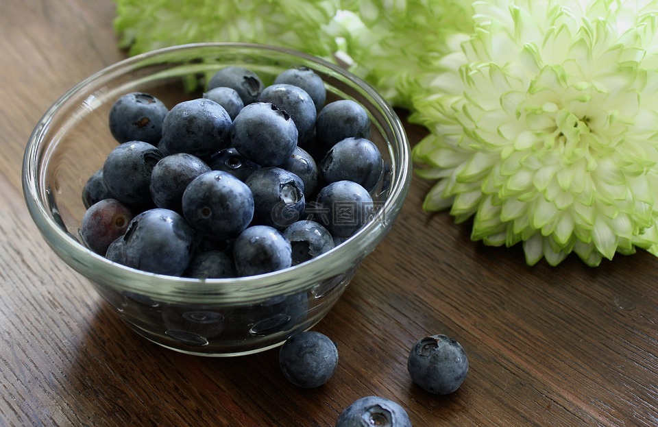 蓝莓,碗,成分