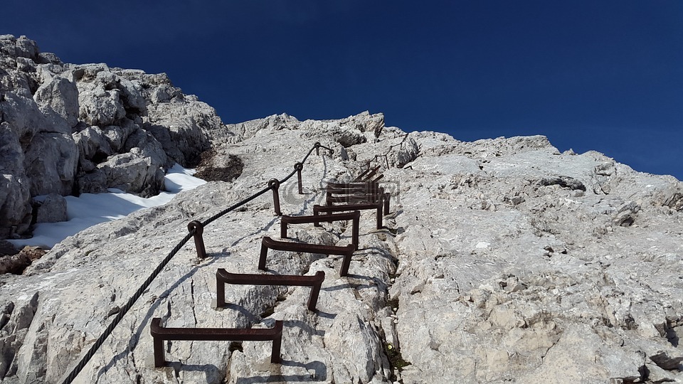 攀登,alpspitze,头