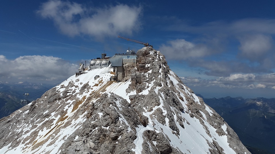 zugspitze,首脑会议,arête