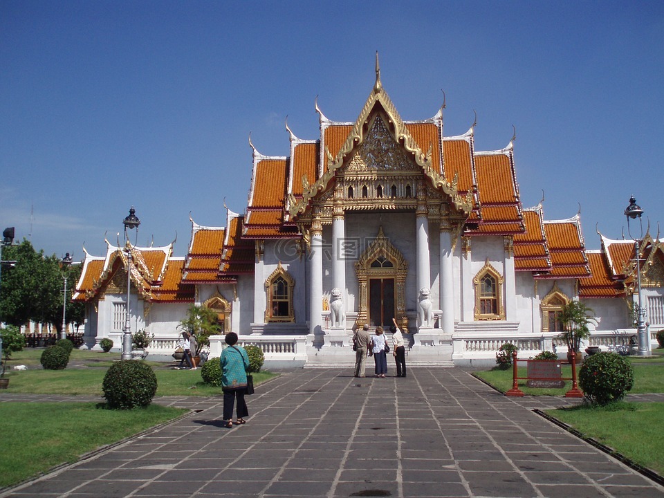 泰国,皇家宫殿,大厦东