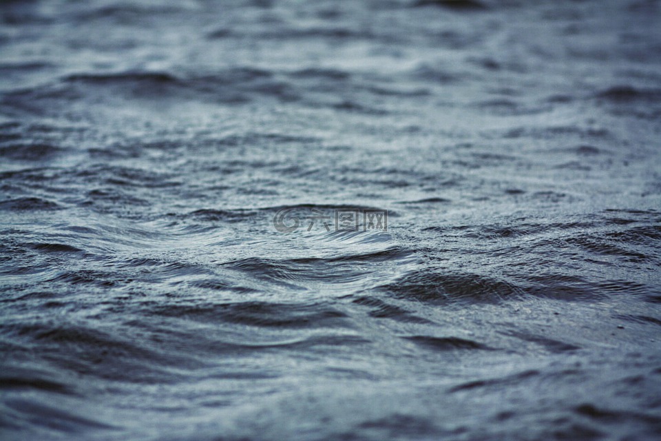 水,背景,波