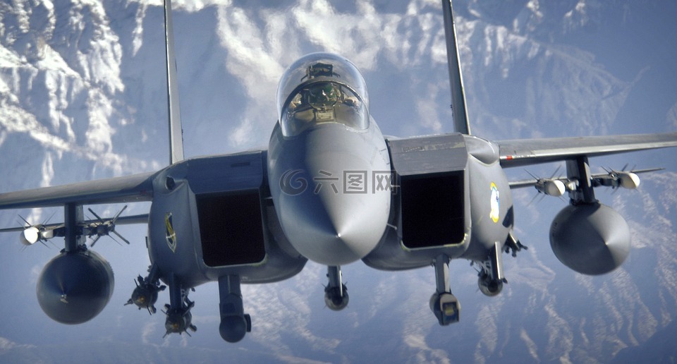 军事喷气式飞机,f-15,罢工鹰