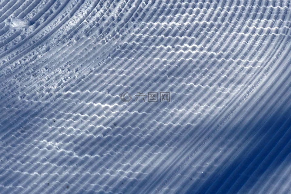 径,冬天,越野滑雪