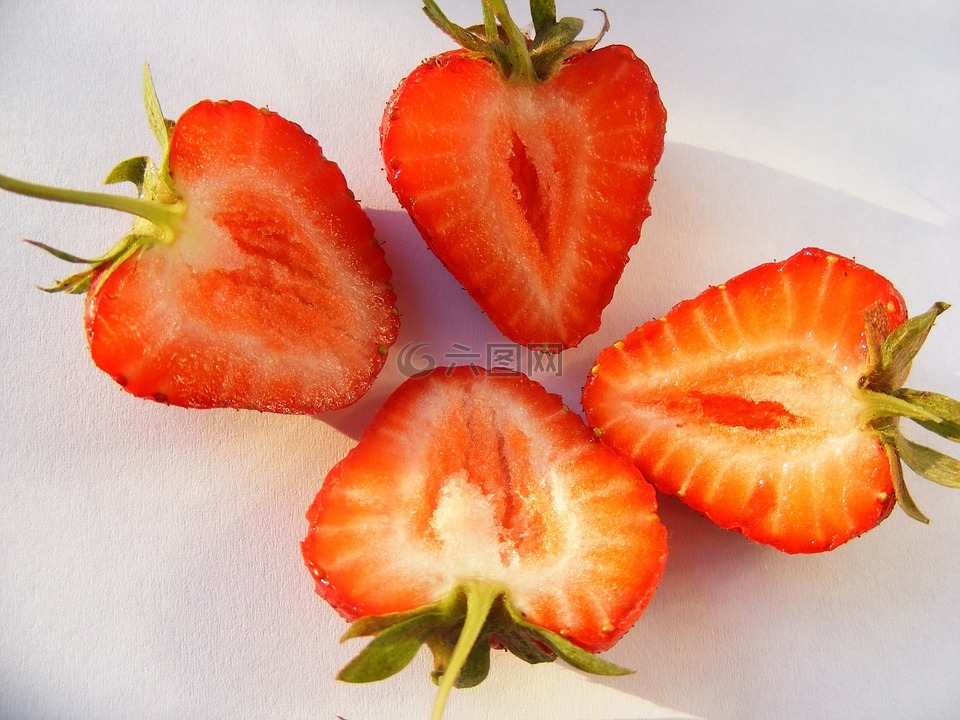 水果,自然,草莓