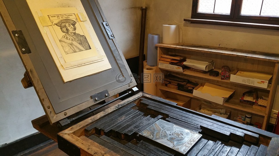 印刷机,dürer,纽伦堡