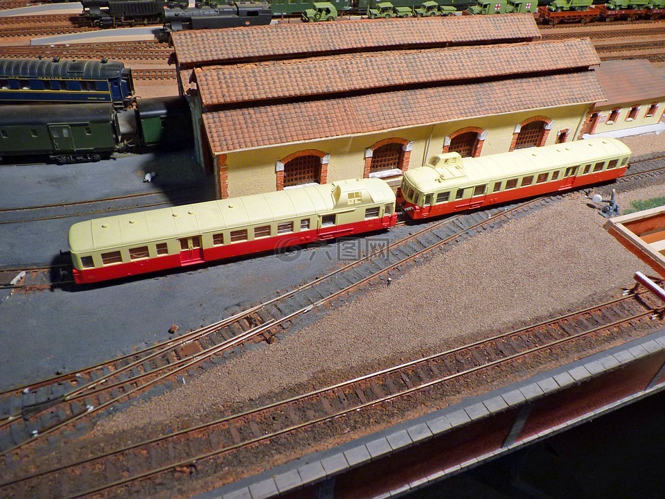 铁路模型,火车,机车