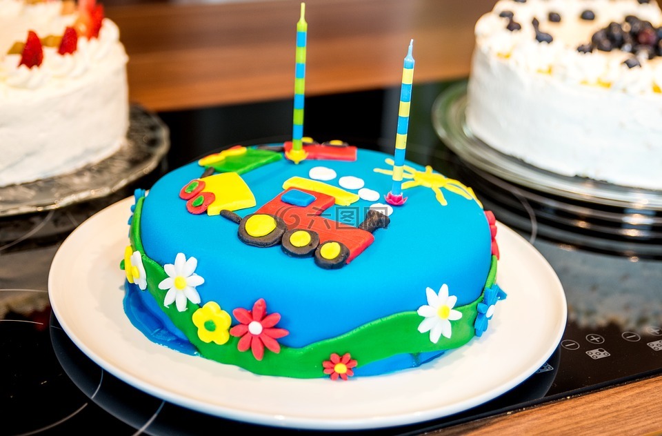 生日蛋糕,蛋糕,孩子们的生日