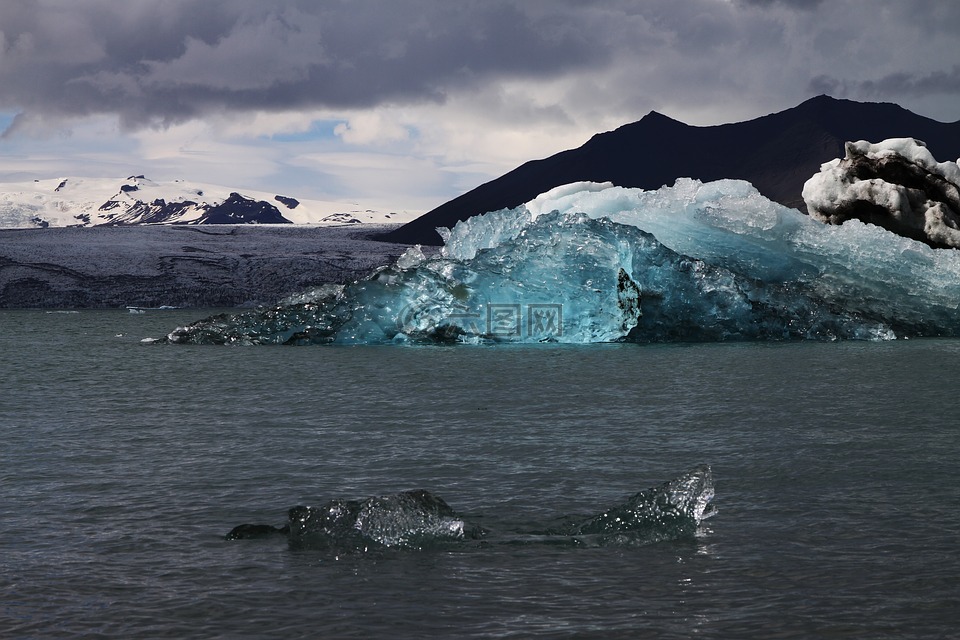 冰山一角,冰岛,冰川