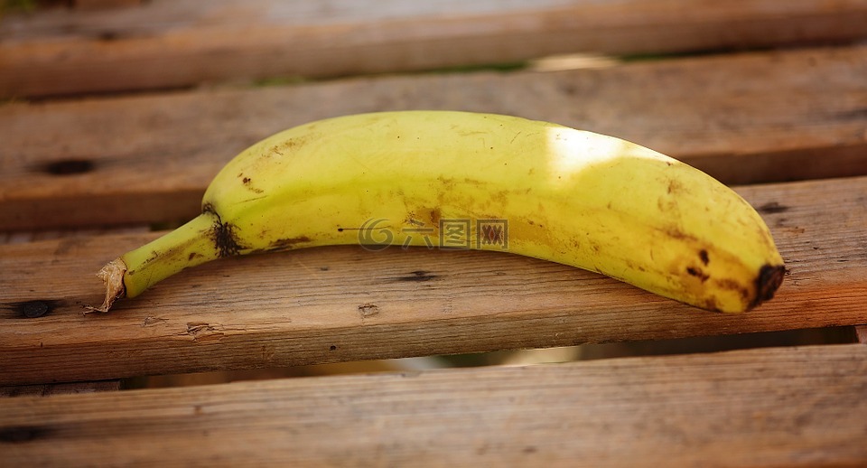 香蕉,成熟,水果