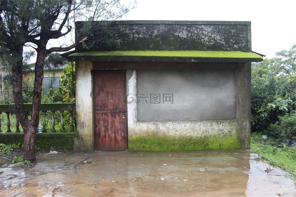 简易房,小屋,门