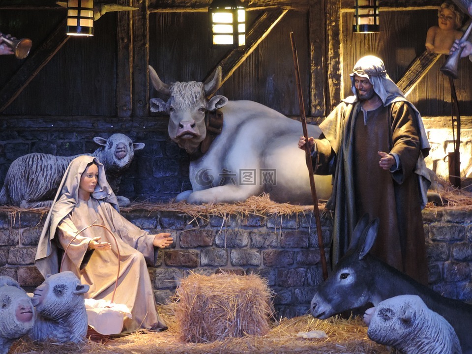 圣诞节,马槽,耶稣