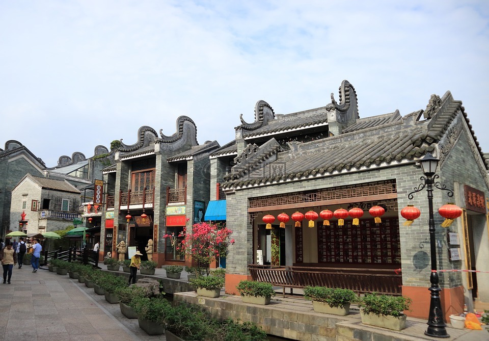 岭南文化,古建筑,旅游
