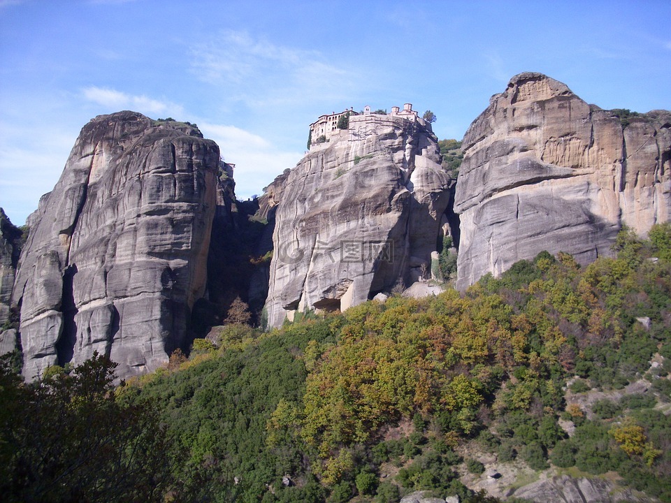 山岩,塞萨利,喀兰巴卡