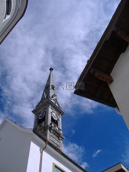 圣莫里茨,瑞士,教堂