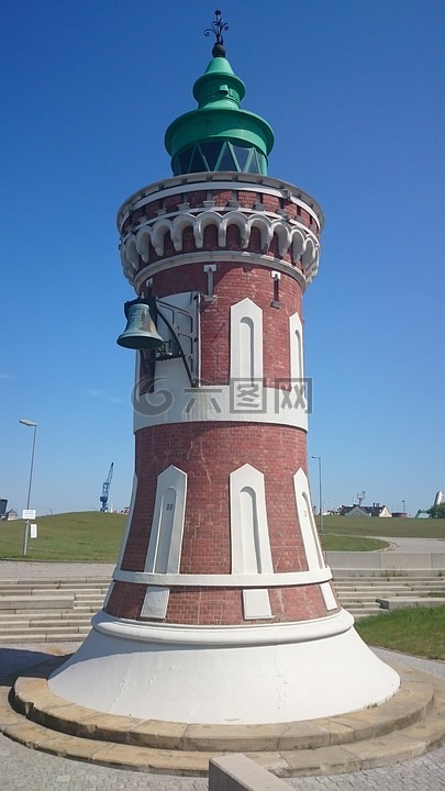 pingelturm,灯塔,不来梅港