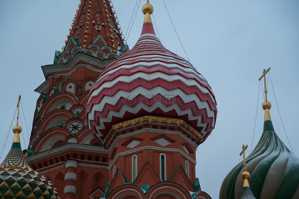莫斯科,红场,圣瓦西里大教堂