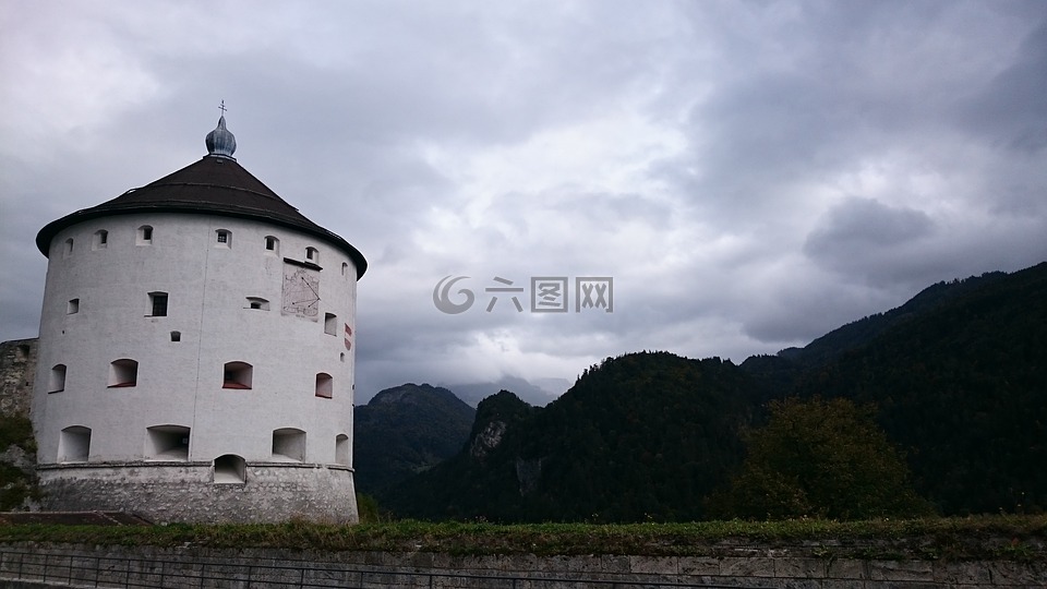 kufstein,城堡,奥地利