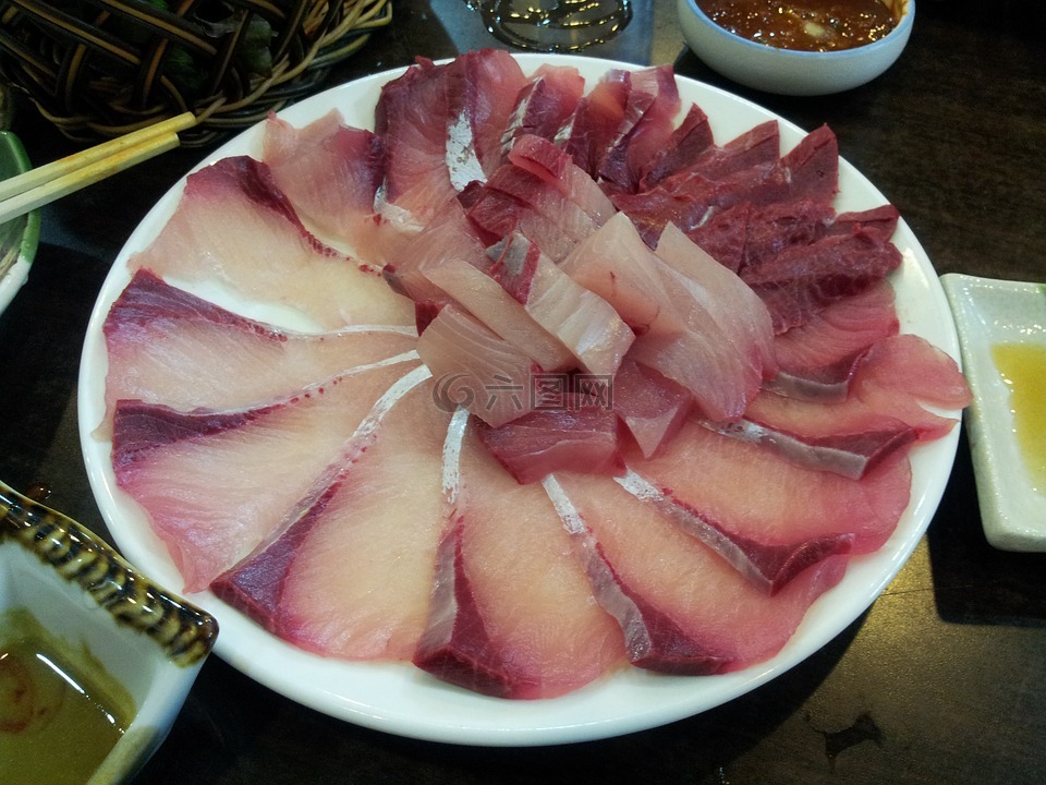 生鱼片,济州,鱼