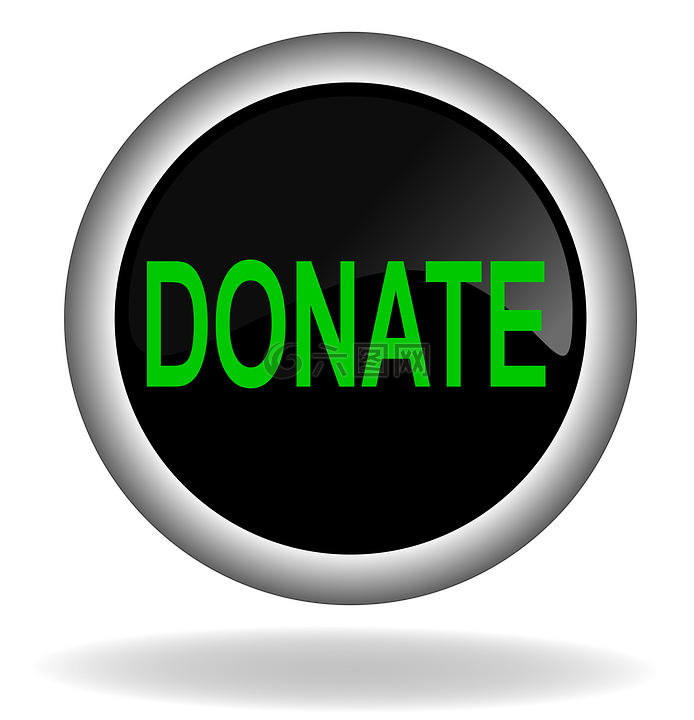 捐赠,慈善机构,按钮