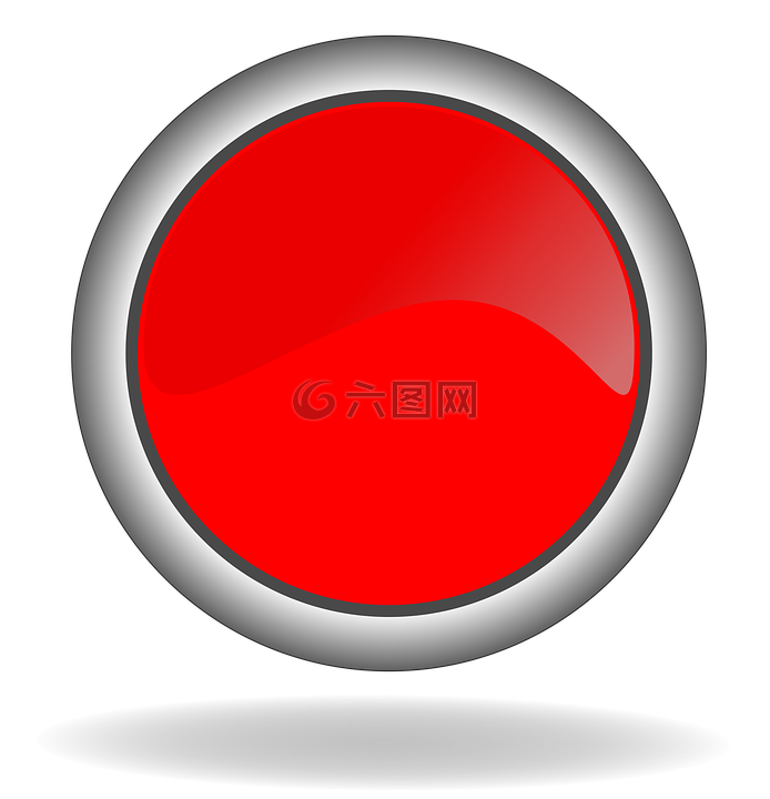 红色按钮,按钮,图标