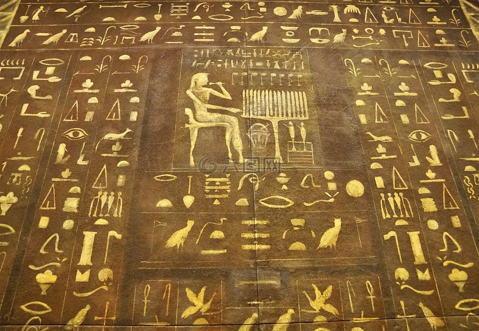 埃及,字体,字符