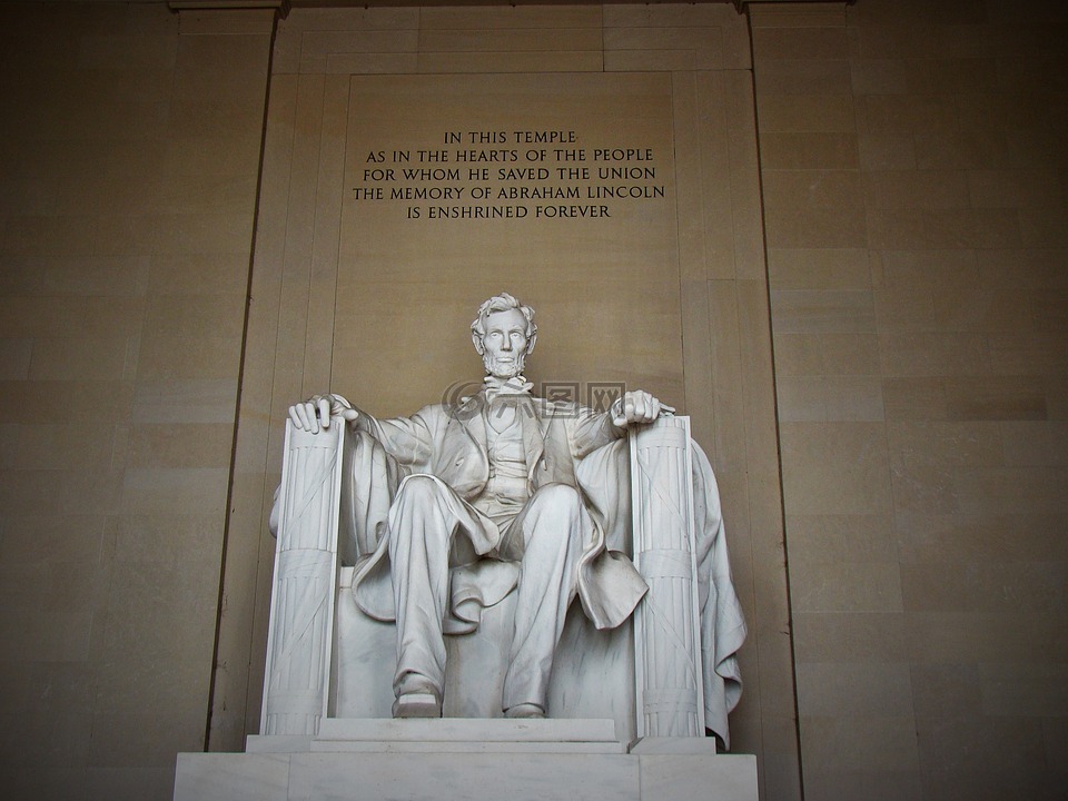 林肯纪念堂,华盛顿特区,亚伯拉罕 · 林肯