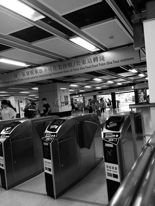 香港地铁,风景,安检