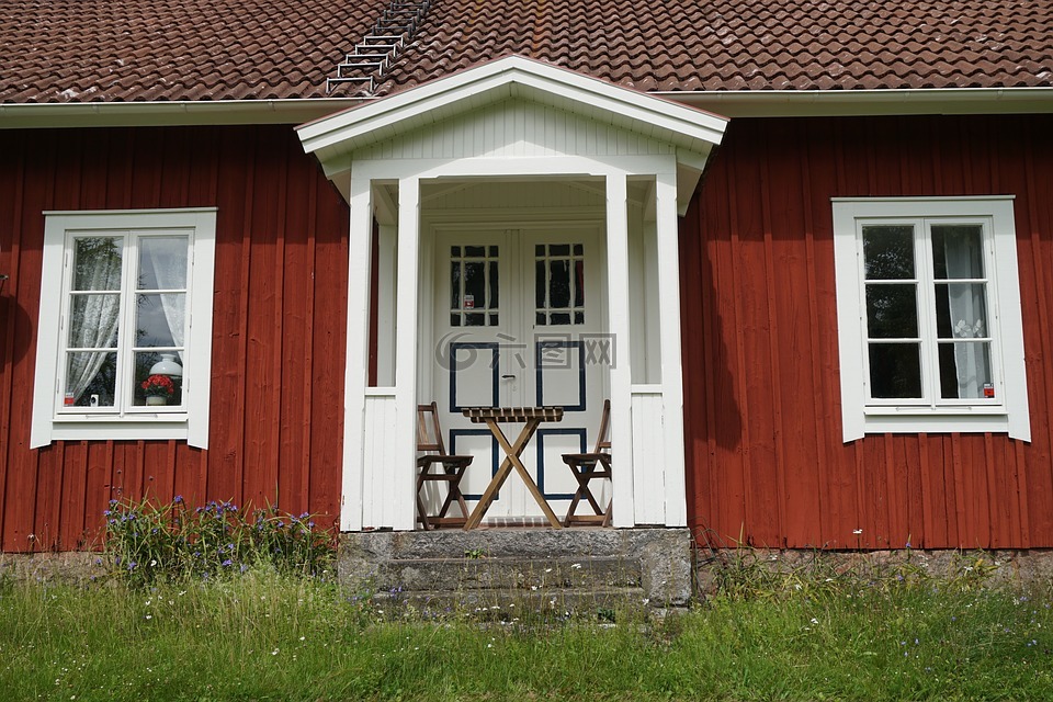 乡村生活,瑞典,乡间别墅