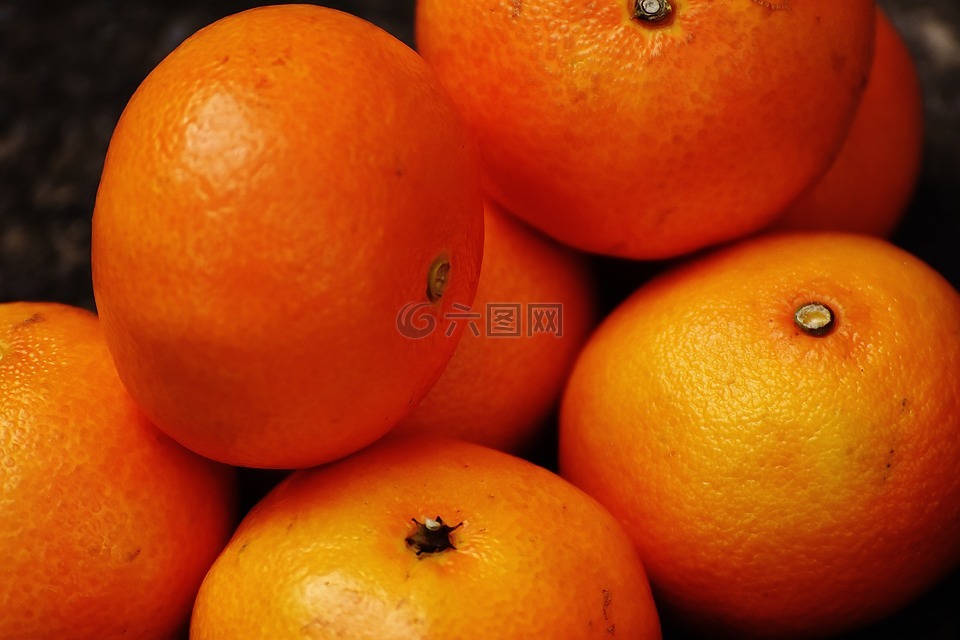 橘子,圆润的,vitaminhaltig