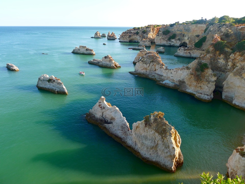 海,海滩,美丽的海滩