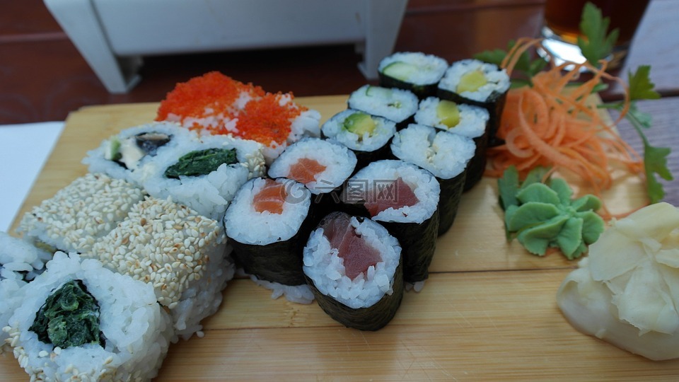 寿司,日语,亚洲