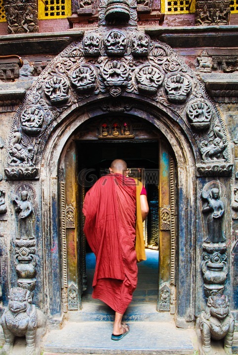 僧,尼泊尔,佛教