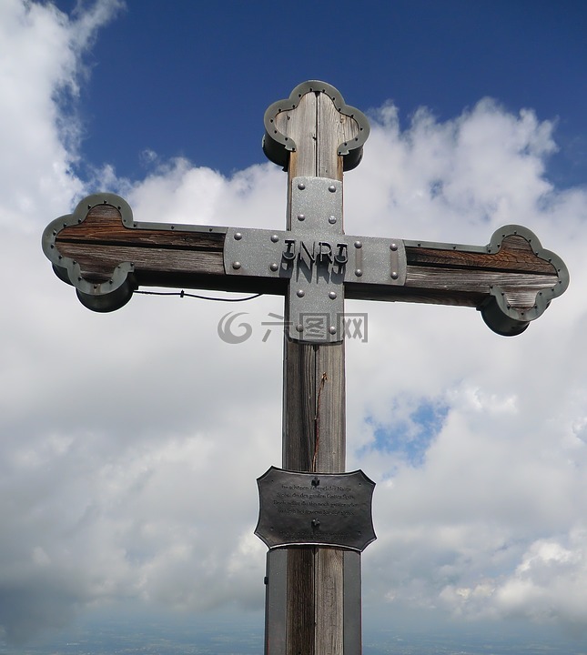 基督教的十字架,山,德国