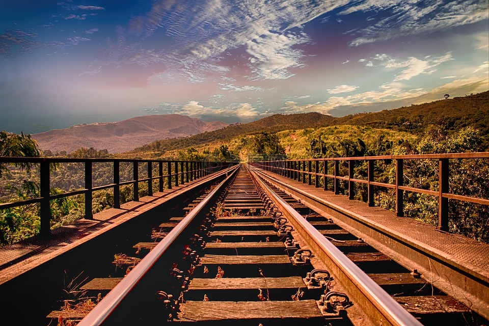 铁路轨道,旅行,铁路