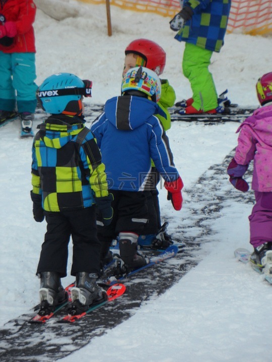 滑雪经验教训,小矮人,雪