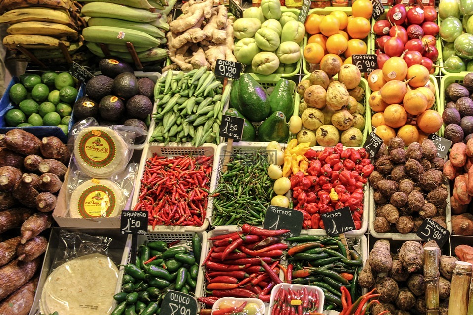 水果,蔬菜,市场