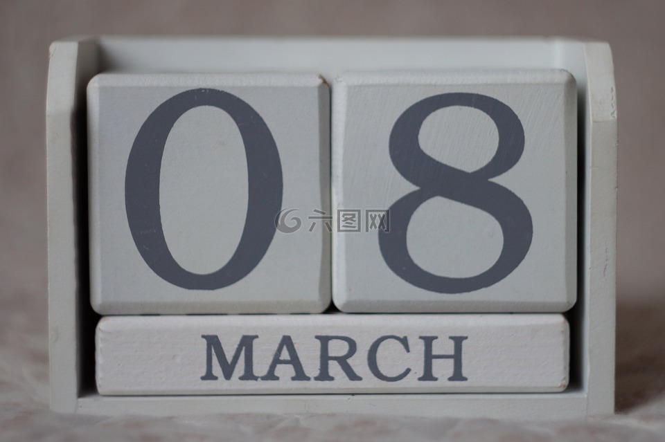 3月8日,妇女节,日历