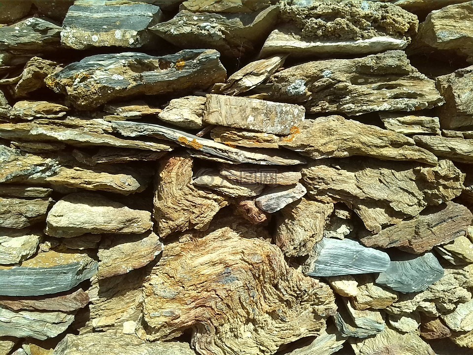 石头,形成,岩石