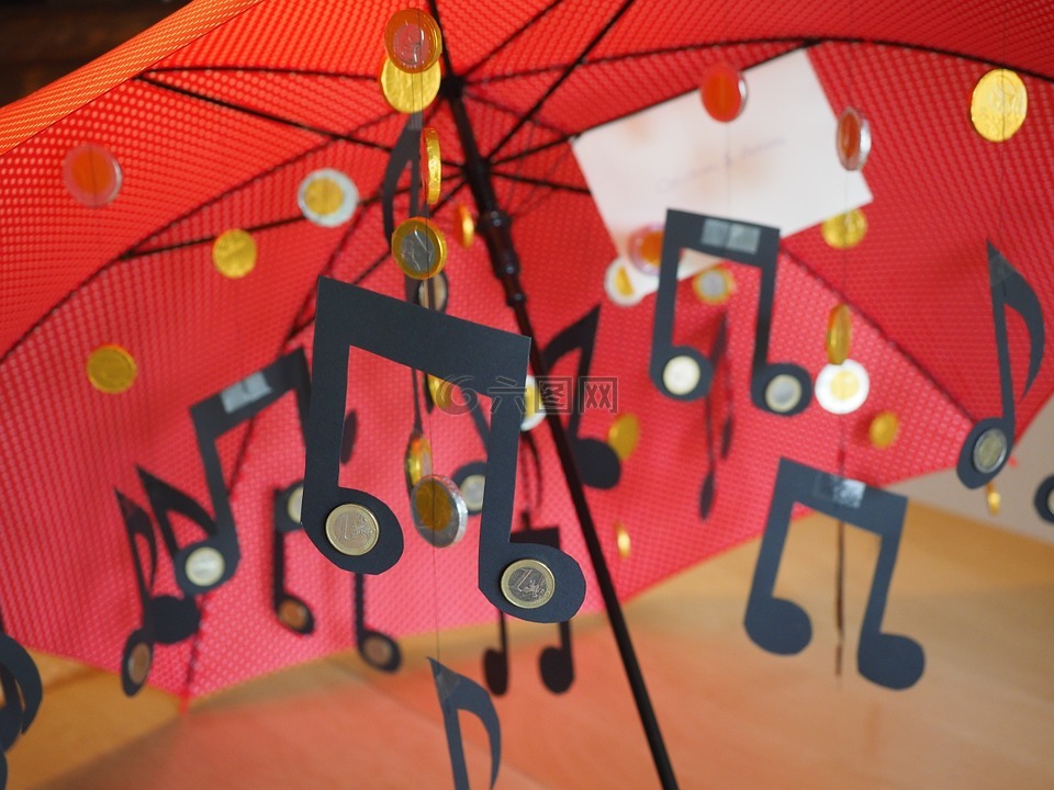 伞,钱雨,音乐